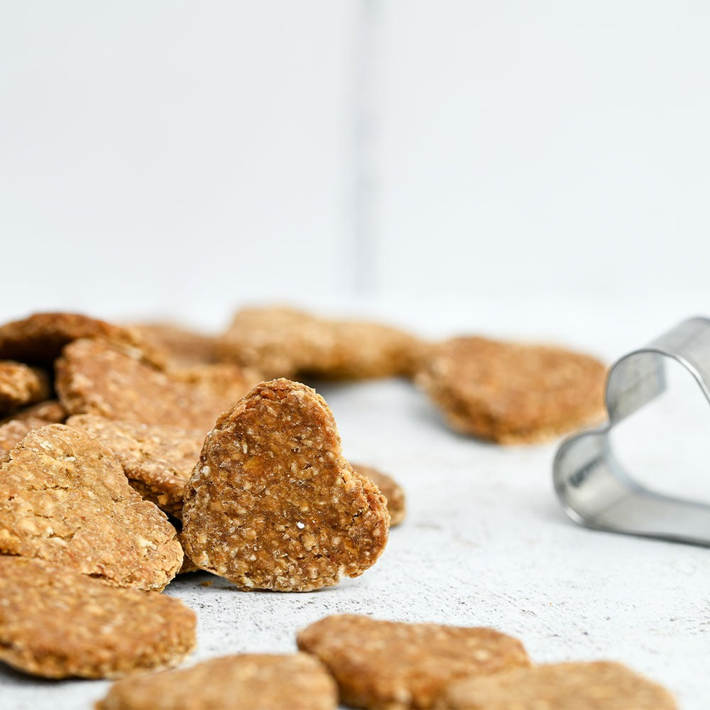 Apple and Banana Oaty Hearts image 3